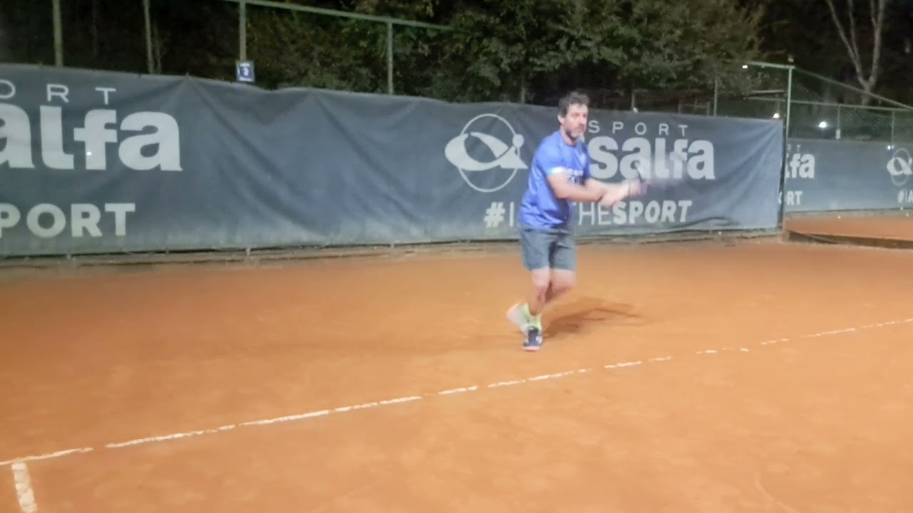 Videoteca scuola Tennis corso Adulti colpo del Dritto allievo Francesco 