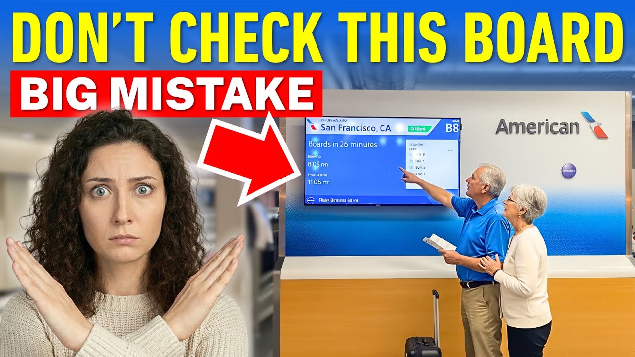 20 Airport Mistakes to NEVER MAKE Before Flying