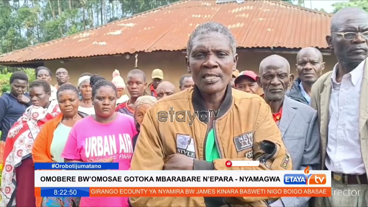 Family in Shock after the body of their kin was discovered by the road side in Sameta Kisii County