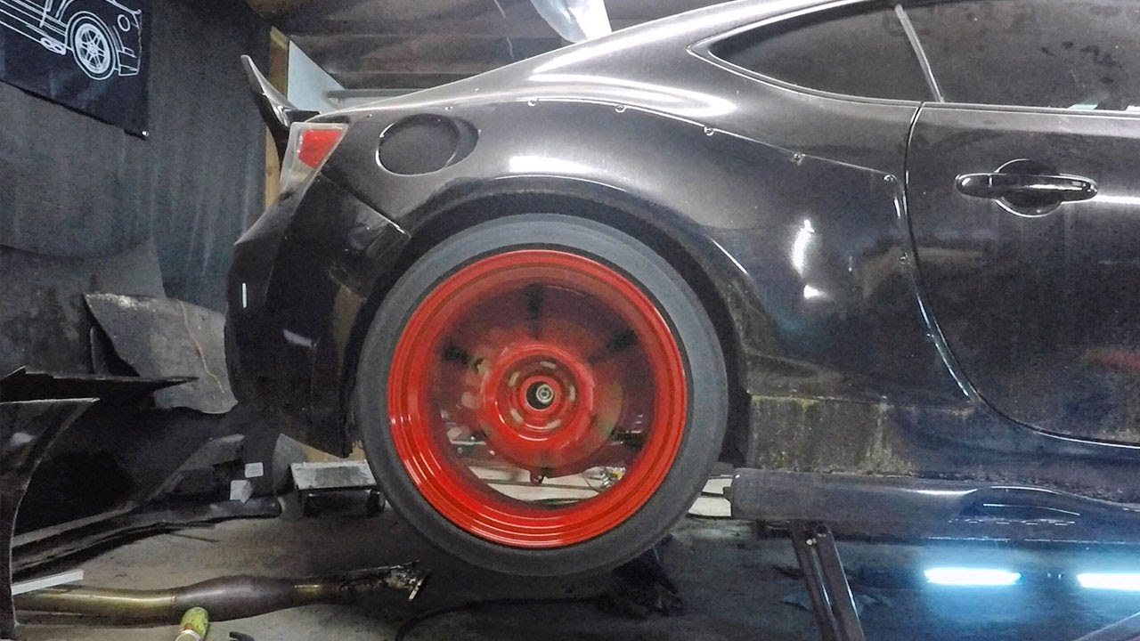 2JZ BRZ Pt 13 - WHEELS ARE SPINNIN!! DIY Driveshaft Mods