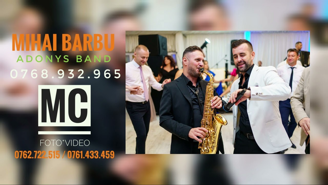 MIHAI BARBU & ADONYS BAND - MEGA COLAJ MUZICA DE PETRECERE (COVER 2023)