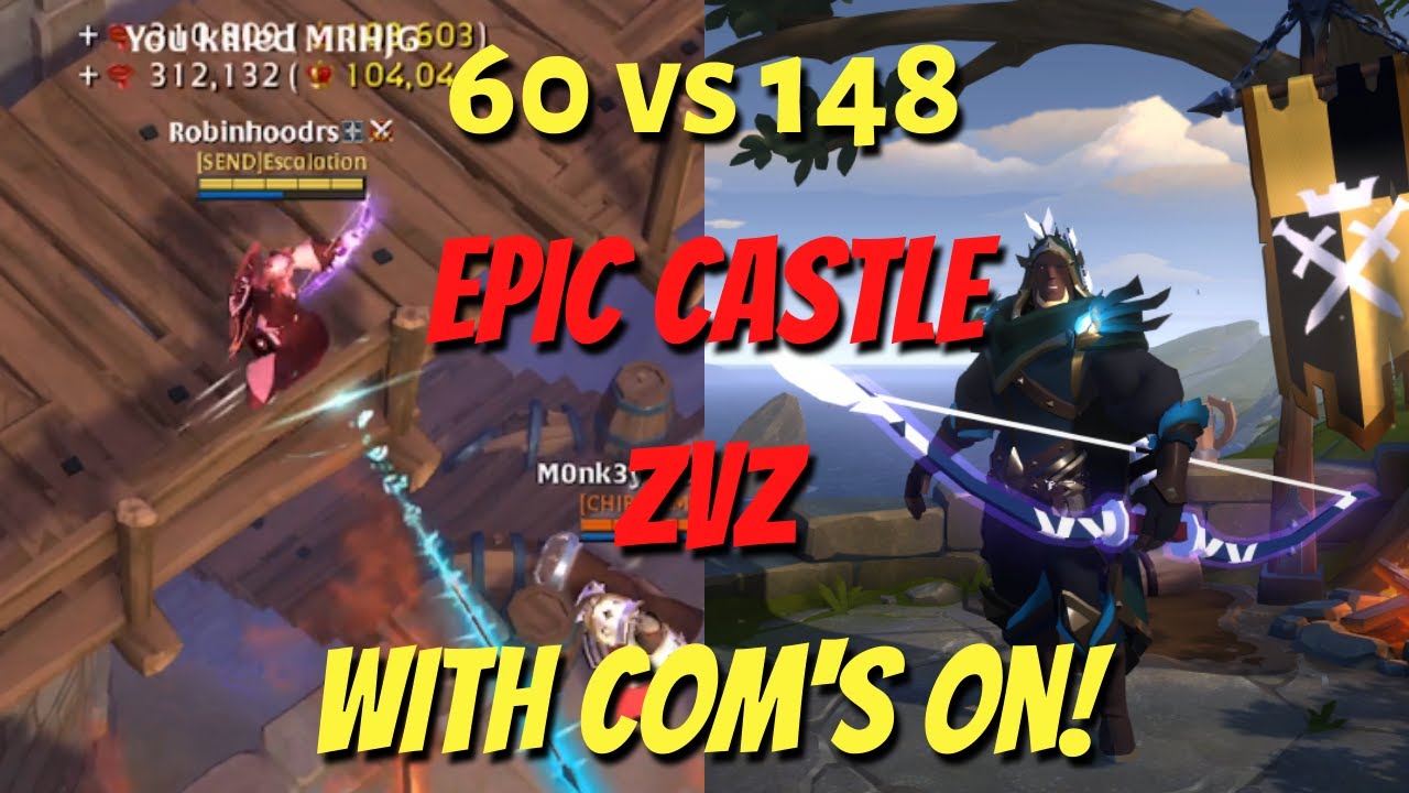 60 vs 148? No Problem! Listen-in as 60 Strong Warriors defend their Castle - Albion Online 2023