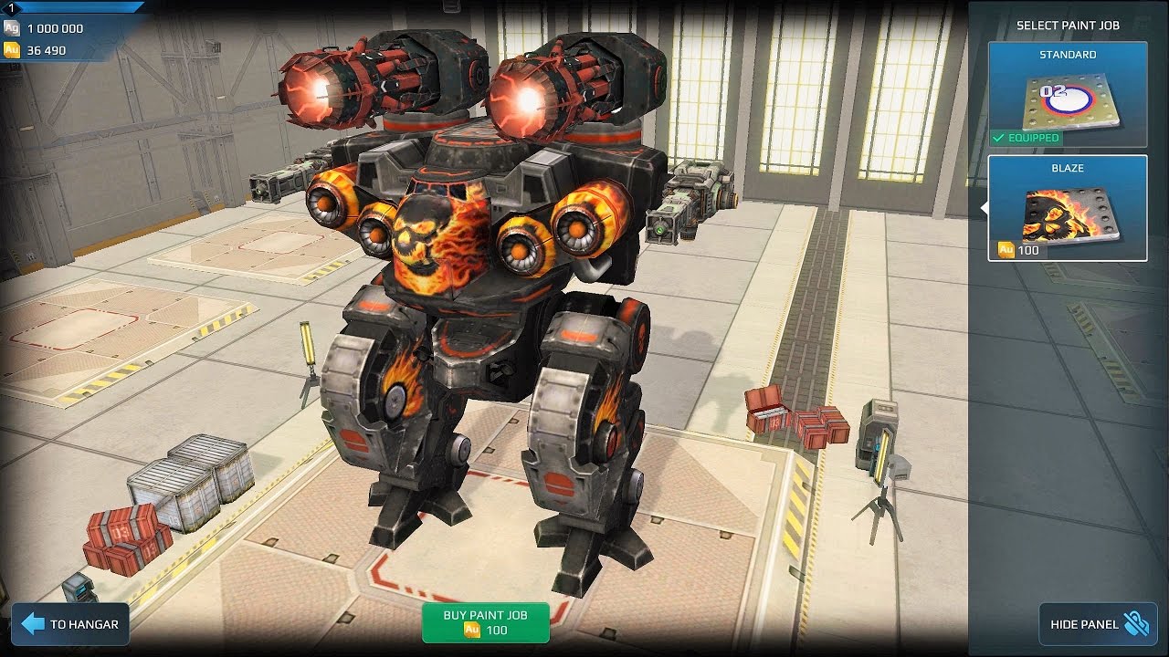 War Robots [2.9] Test Server - NEW Paintworks !