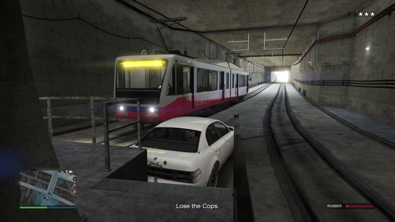 GTA help the Robber escape during a random event by acting as the getaway driver.