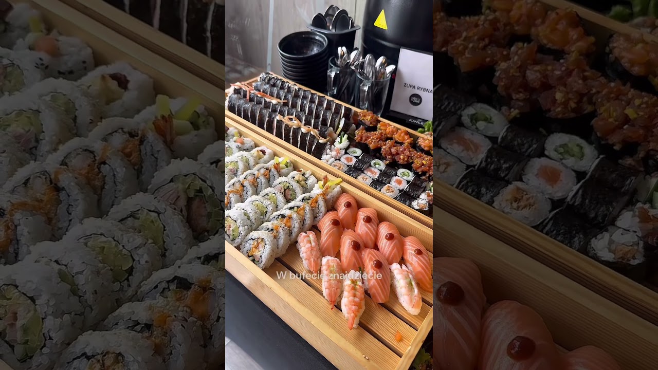 Płacisz raz i jesz ile chcesz sushi w Warszawie #warszawa #warsaw #restauracja #sushi