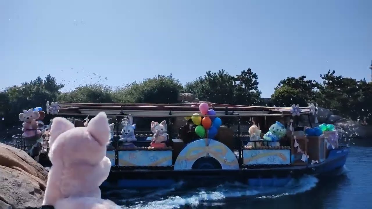 りんぐの今日のダッフィー＆フレンズのカラフルハピネスジャーニー（横）【2026.2.23】
