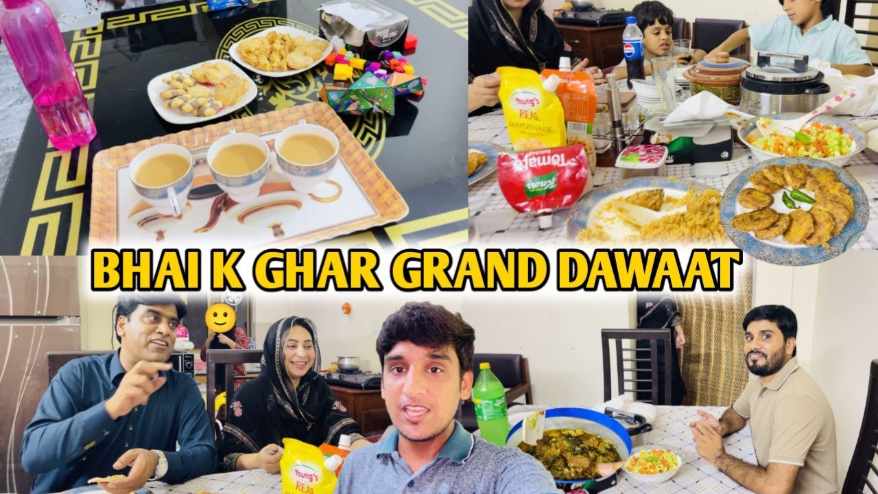 Bhai Liaqat K Ghr Special Dawaat Or Mazy Mazy K Khany😋🥰 Bhai Bhabi Indonesia Pounch Gye Finally😯🔥