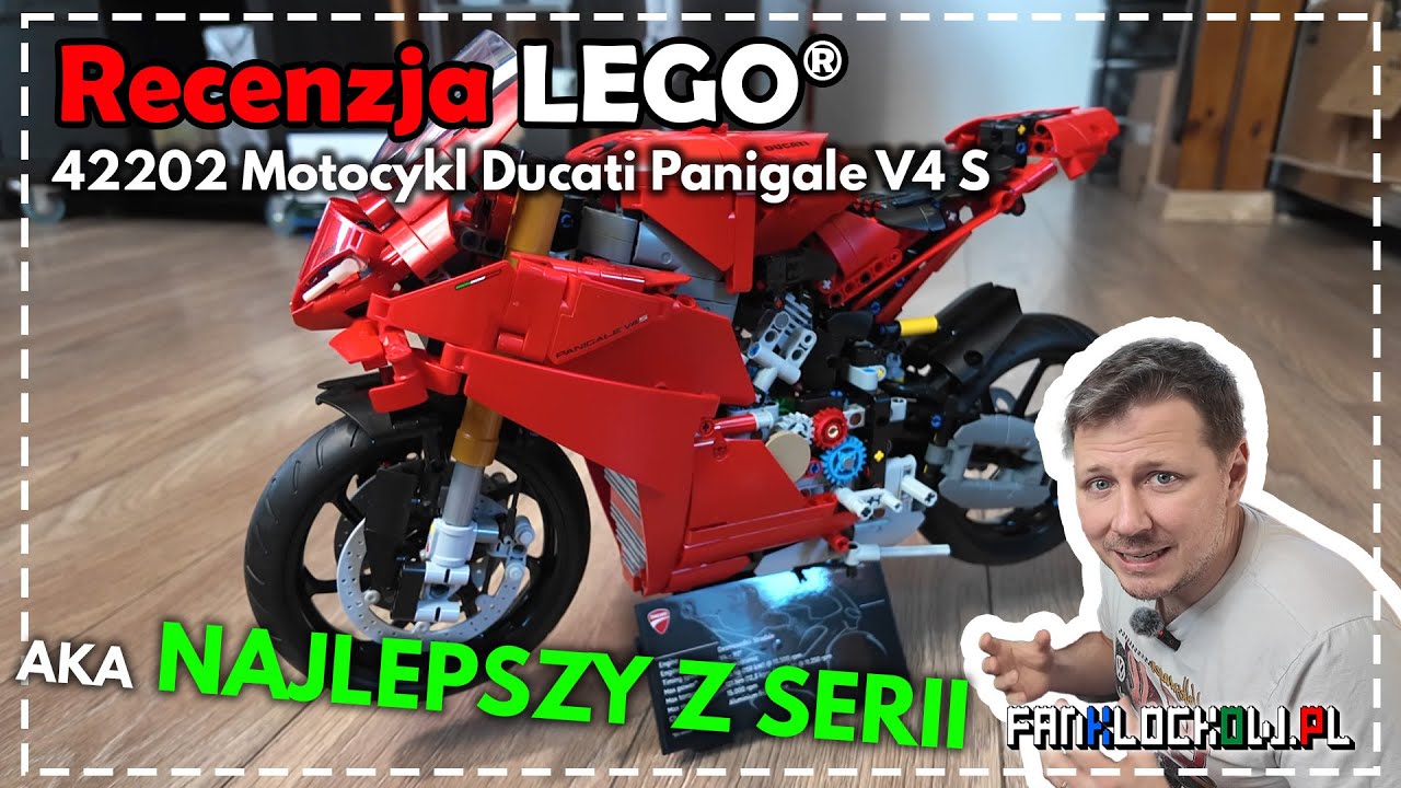 Recenzja: LEGO&reg; 42202 Motocykl Ducati Panigale V4 S