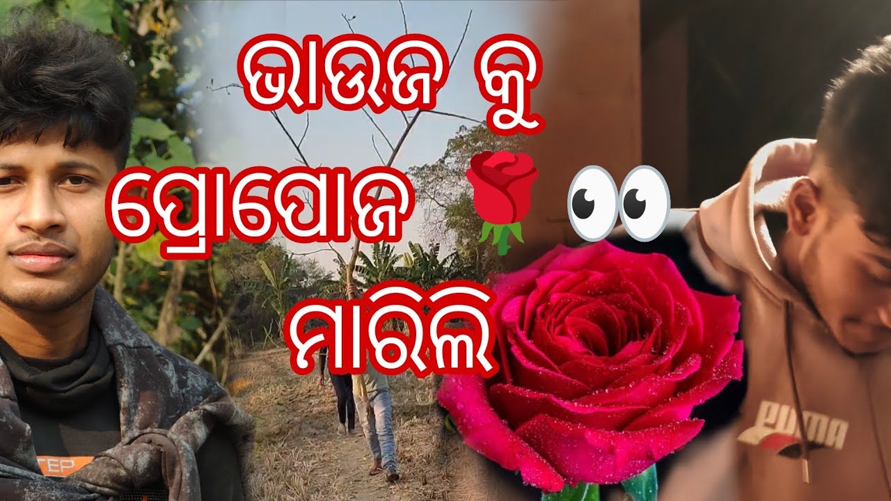 ଭାଉଜ କୁ propose 🌹🥰 ମାରିଲି  friend so comady hala😁😂🤣