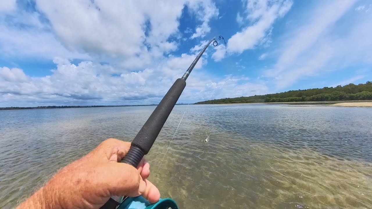 Land based fishing the flats for whiting and the tranquillity, catch and cook