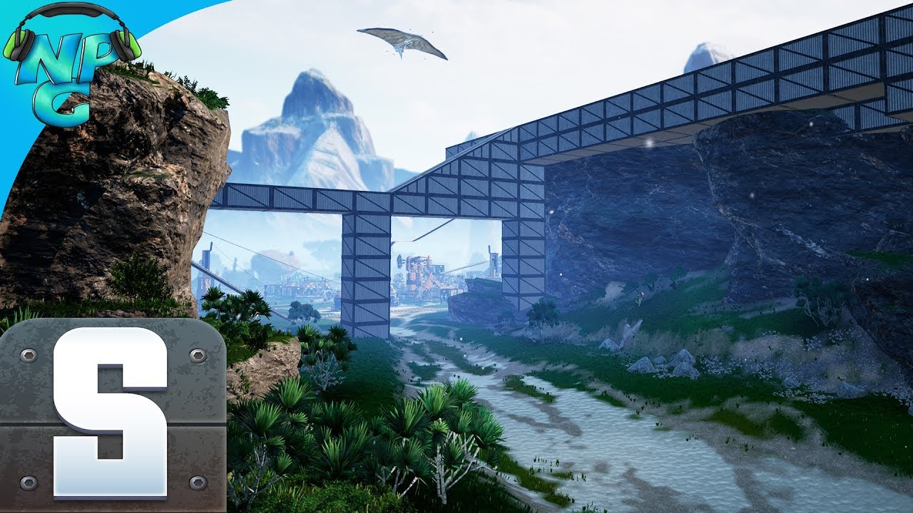 SATISFACTORY - Construction of the COLOSSAL Factory Base! E5
