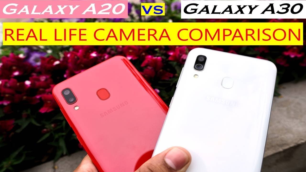 Samsung Galaxy A20 vs A30 Real Life Camera Comparison