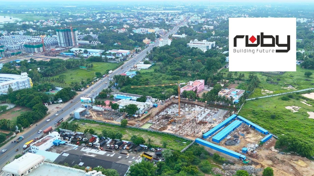 Ruby Courtyard: Drone View | New Launch by Ruby Builders