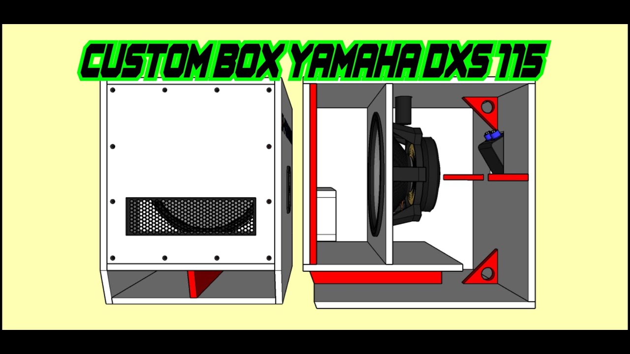 SKEMA || PLAN || BOX SPEAKER YAMAHA DXS 118
