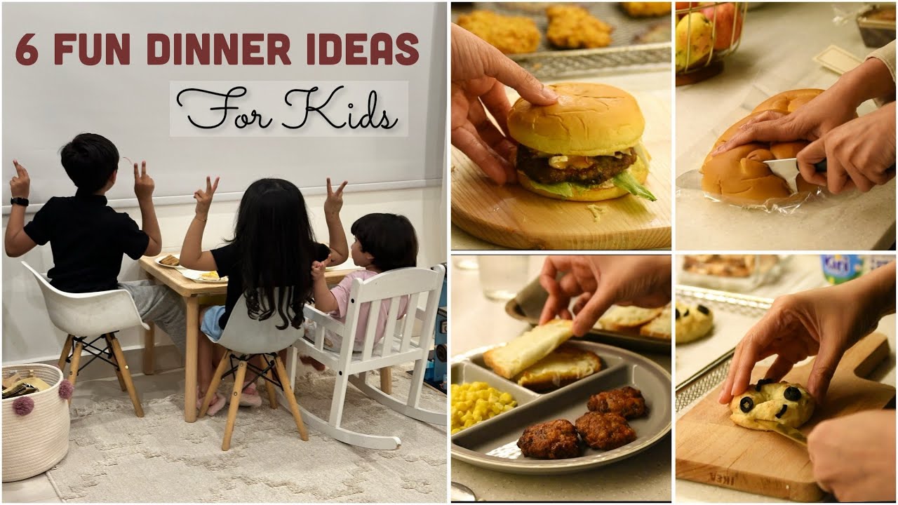 What We Ate for Dinner Last Week Vlog| 6 Fun Dinner Ideas for Kids