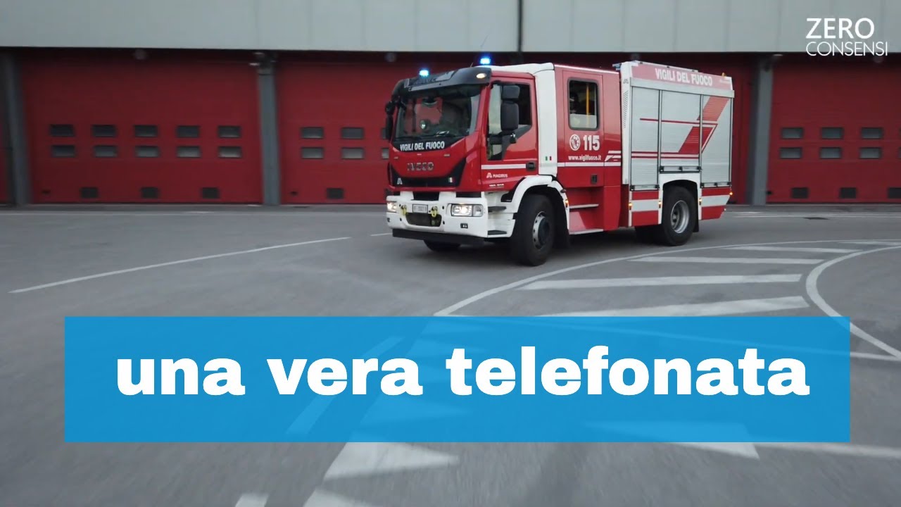 Vera Telefonata ai Vigili del Fuoco  115