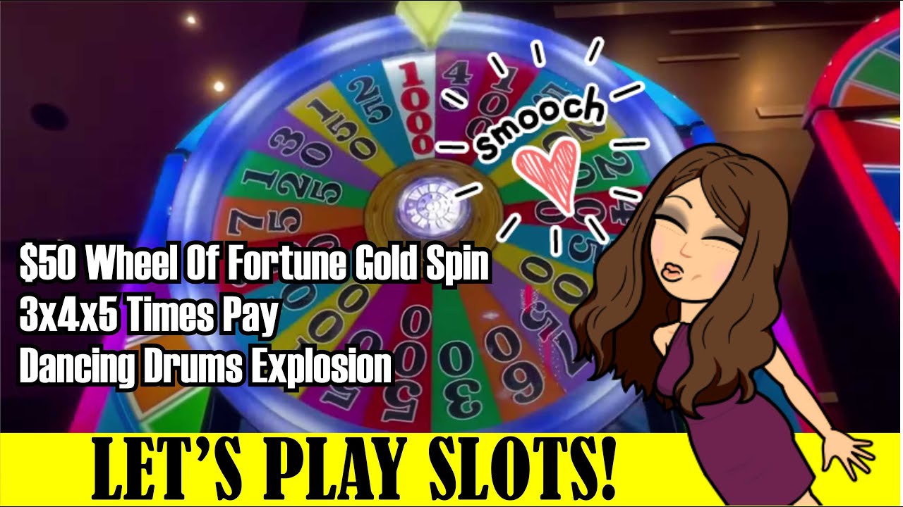 $50 BETS Wheel of Fortune Gold Spin 🌟 3x4x5x Times Pay 🌟 Dancing Drums Explosion🥁💥 Jackpot!