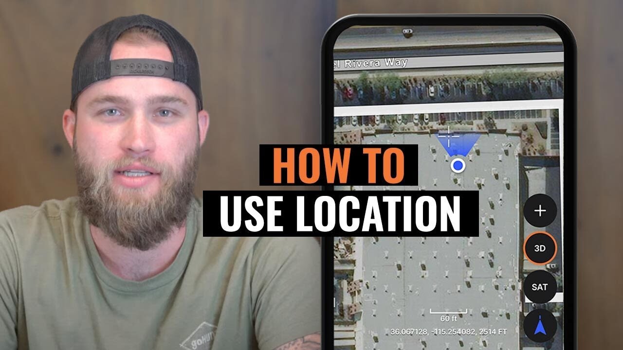 goHUNT MAPS - How to Find Your Location