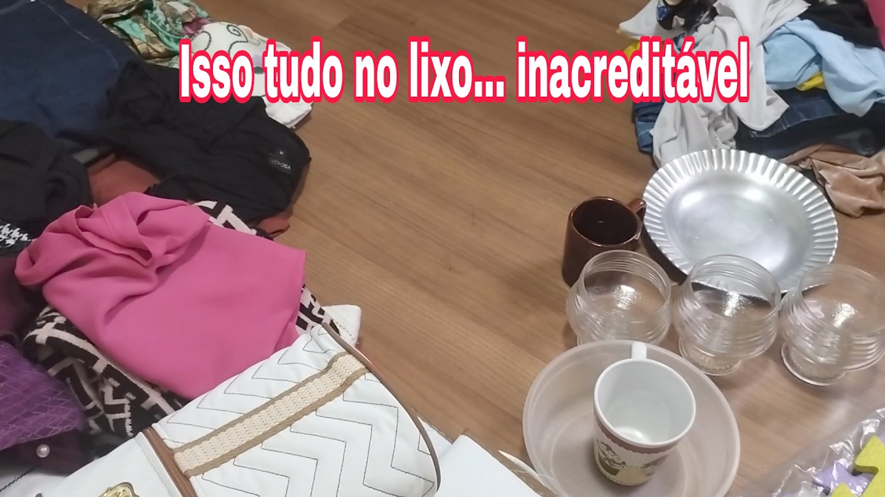 O que estão jogando fora! Desperdício sem limites | manhã de reciclagem
