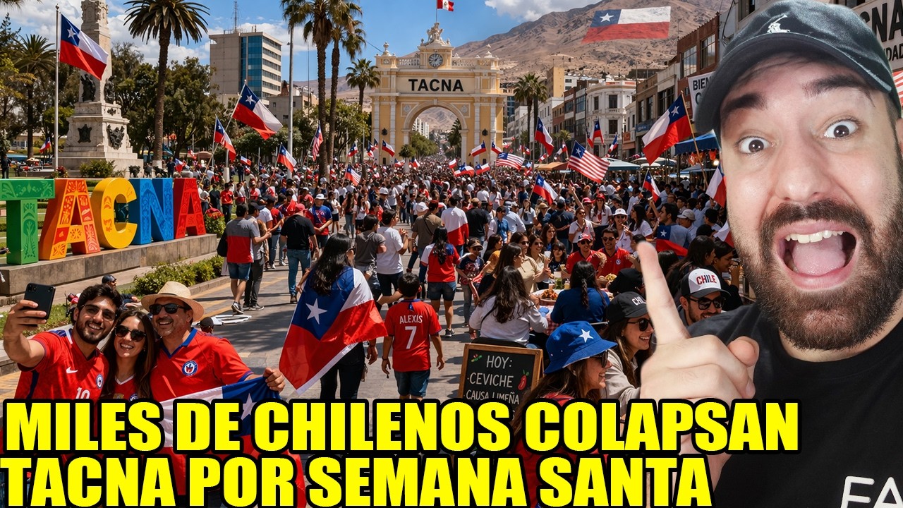 MILES de CHILENOS COLAPSAN esta CIUDAD PERUANA por SEMANA SANTA