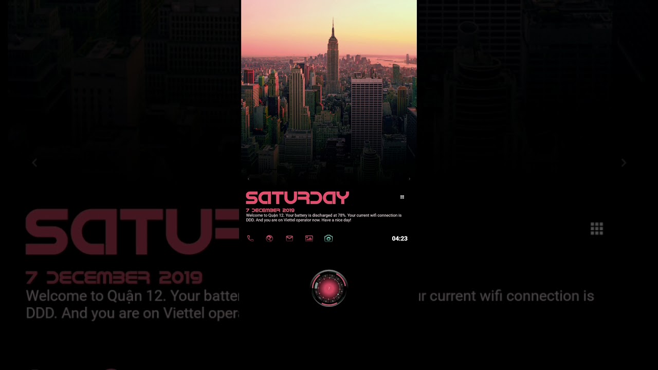 Futuristic Theme for KLWP (update 1)