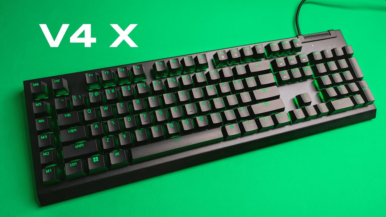 Обзор клавиатуры Razer BlackWidow V4 X