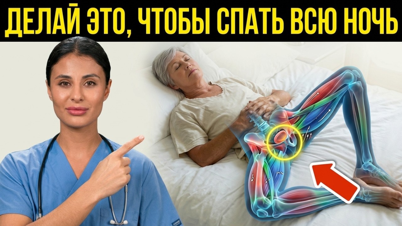 🌙 Расслабьте ЭТУ МЫШЦУ за 2 минуты | как перестать просыпаться ночью упражнения перед сном в кровати