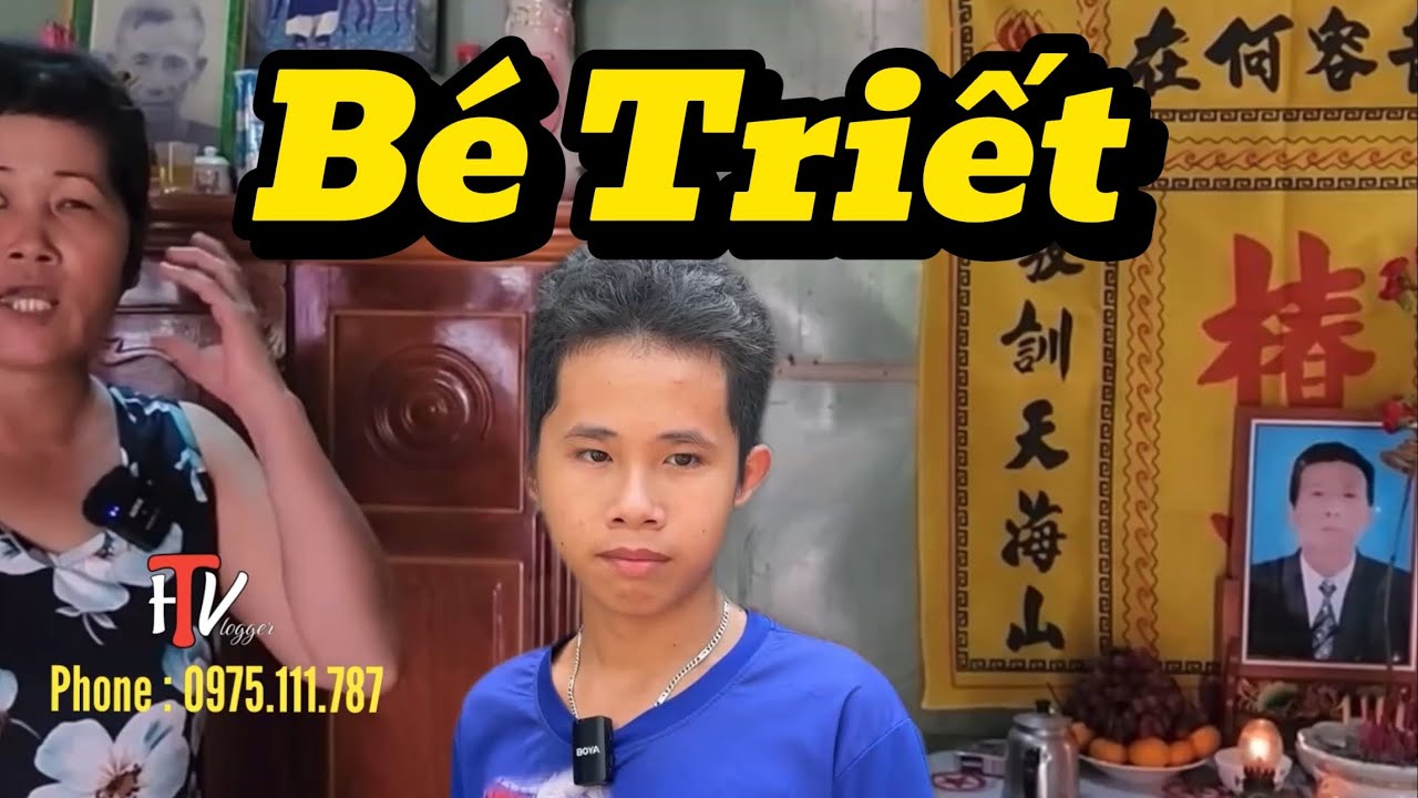 Tin buồn ! Cha bé triết mất nhà còn 3 người.