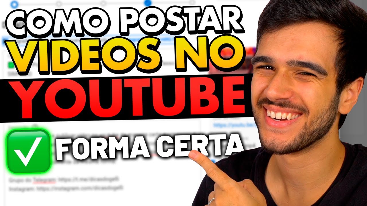 ✅ Como Postar Vídeo no Youtube do JEITO CERTO (Passo a Passo SIMPLES)