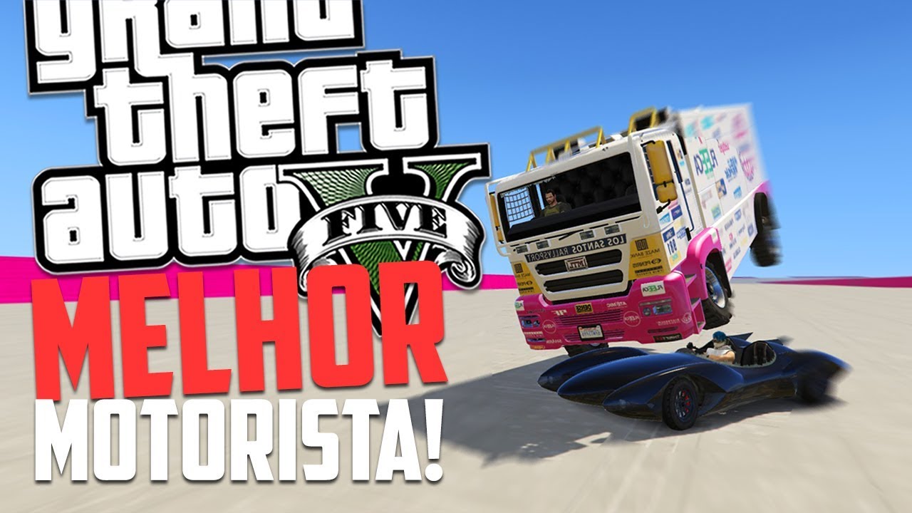 O melhor motorista de todos os Tempos! - GTA 5 Online Momentos Engraçados