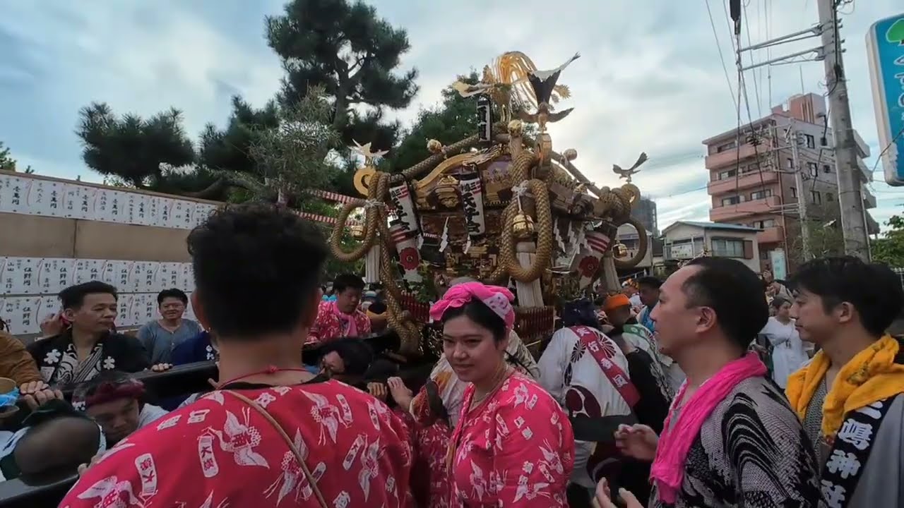 令和七年 平塚三嶋神社例大祭宵宮神輿渡御 須賀のまつり