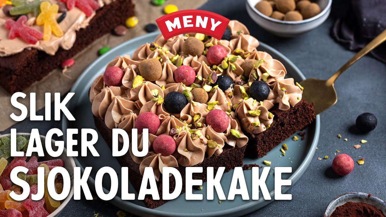 Slik lager du sjokoladekake