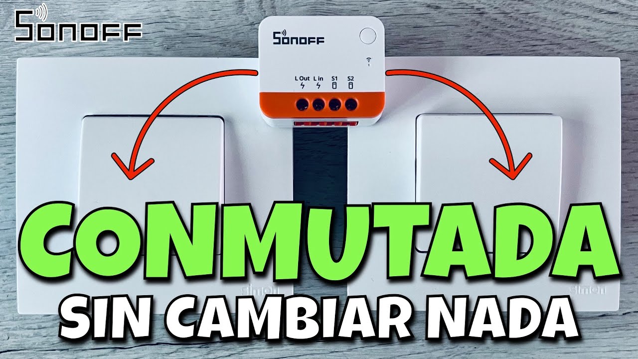 CONMUTADA domótica SIN CAMBIAR los MECANISMOS en la pared | SONOFF ZBMINI-L2