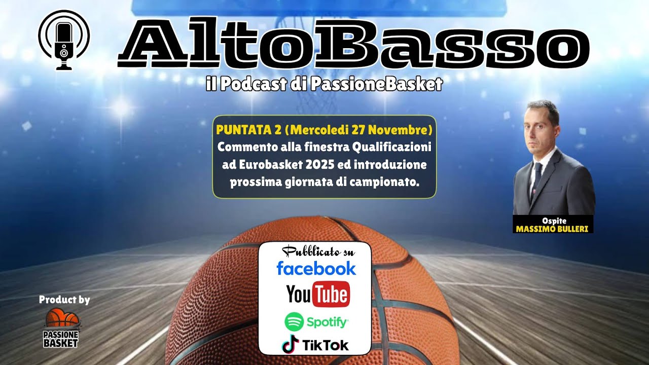 EuroBasket 2025, Italbasket qualificata. Parliamo di Nazionale con Massimo Bulleri
