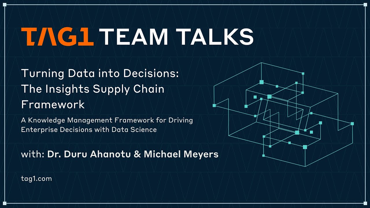 Turning Data into Decisions: The Insights Supply Chain Framework - Tag1 TeamTalks