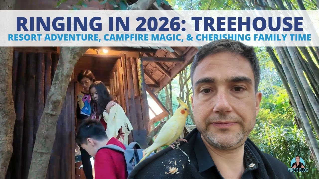 Ringing in 2026: Treehouse Resort Adventure, Campfire Magic, and Cherishing Family Time