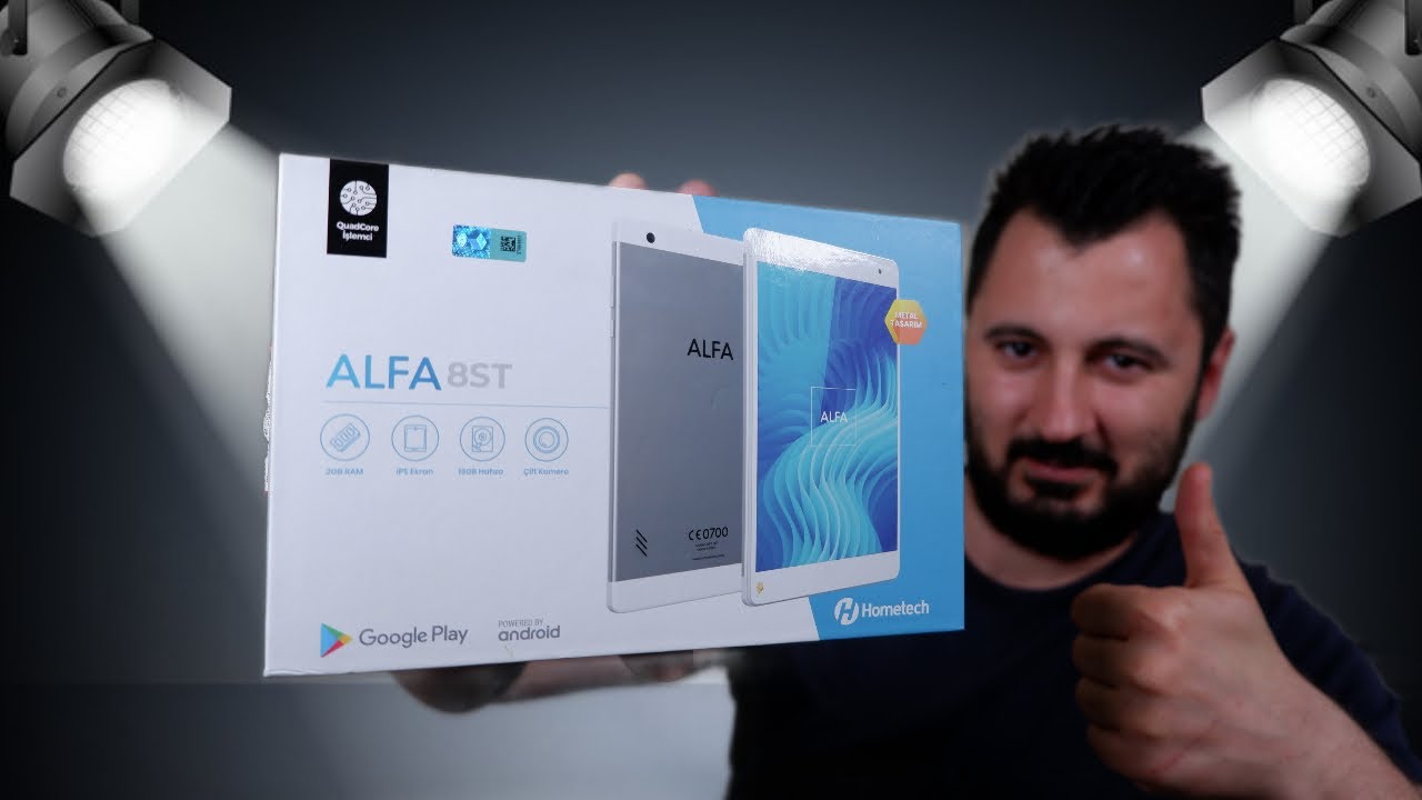 FİYAT PERFORMANS TABLET (Hometech Alfa 8st Kutu Açılımı, İnceleme ve özellikleri)