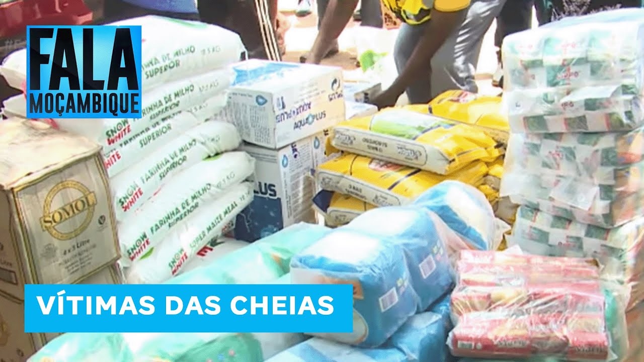 FRELIMO visita vítimas das inundações reassentadas no Centro de Acolhimento de Estevel em Boane