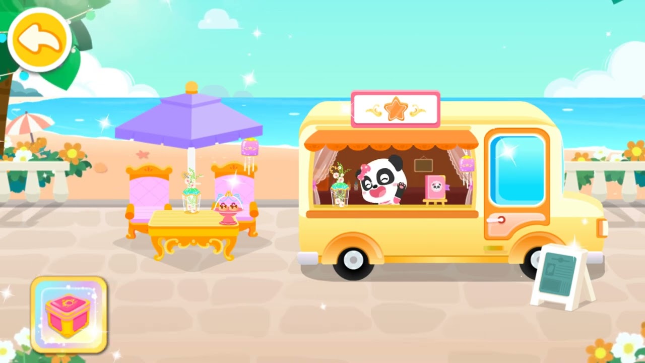 Ice Cream Truck Adventure: Baby Panda Games Cartoon for Kids