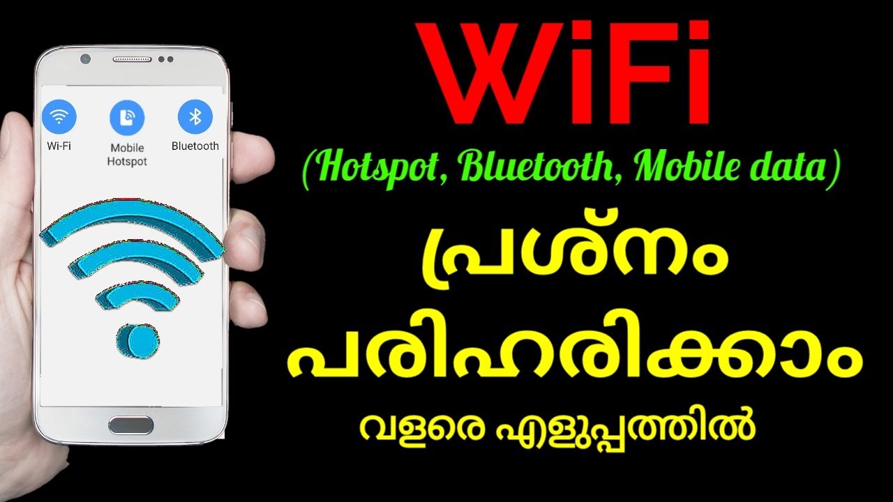 How to Fix Mobile WiFi, bluetooth internet data Problems (malayalam)