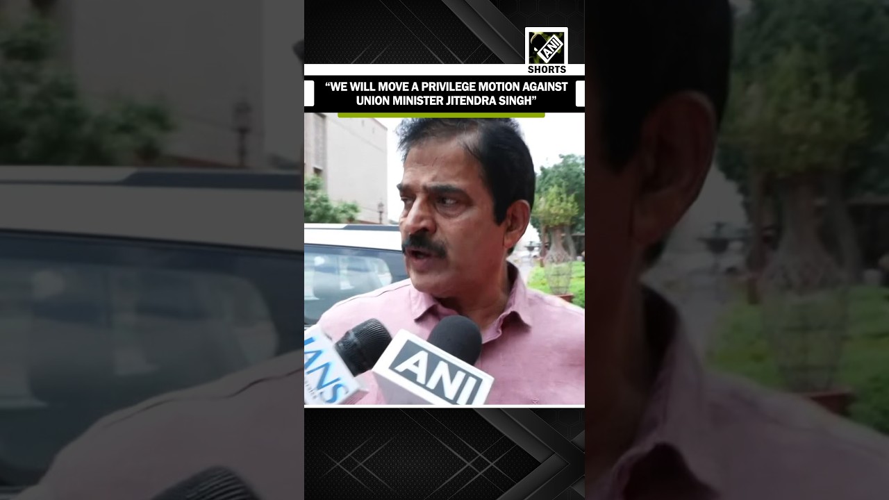 &ldquo;We will move a privilege motion against Union Minister Jitendra Singh