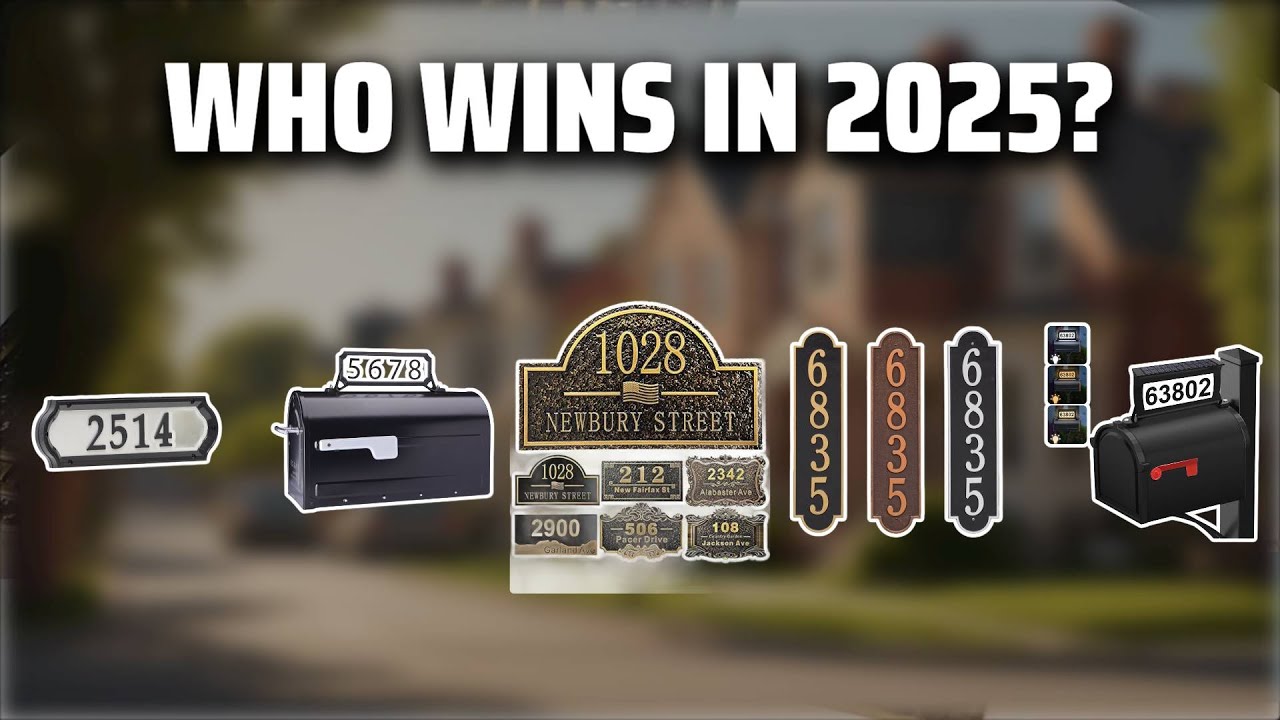 The Top 5 Best Mailbox Plaque in 2025 - Must Watch Before Buying!