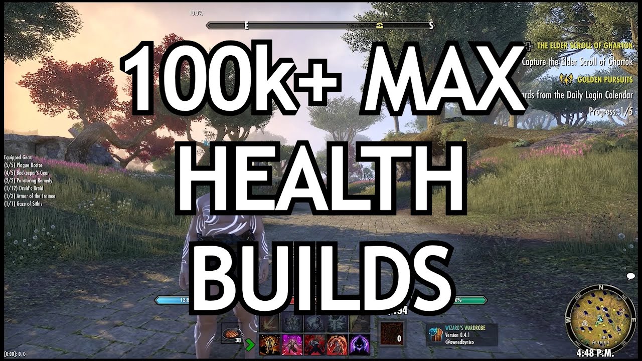Сборка для ESO с максимальным здоровьем 148k+ (2 варианта сборки!) | Elder Scrolls Online