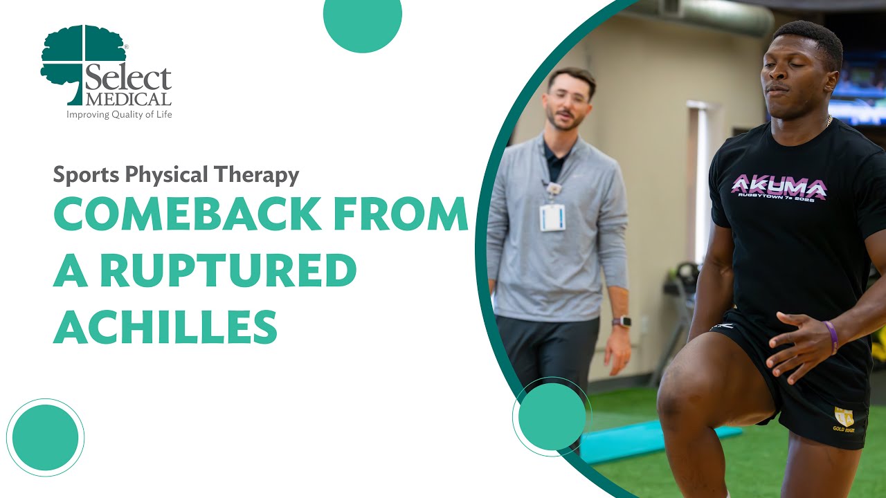 Ruptured Achilles to rugby comeback with sports physical therapy