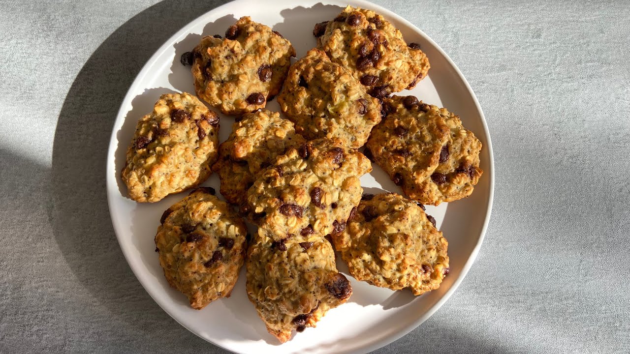 🍪😋 BANANA & OATMEAL COOKIE RECIPE