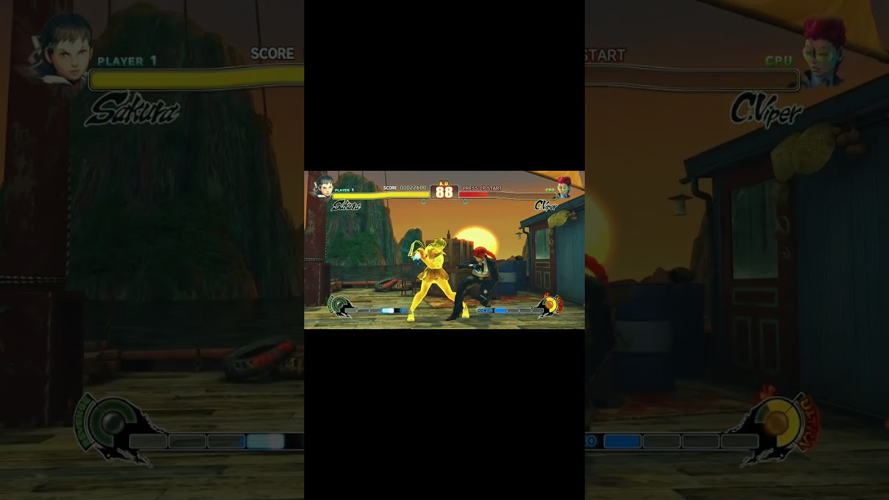 SAKURA VS C VIPER - STREER FIGHTER IV 