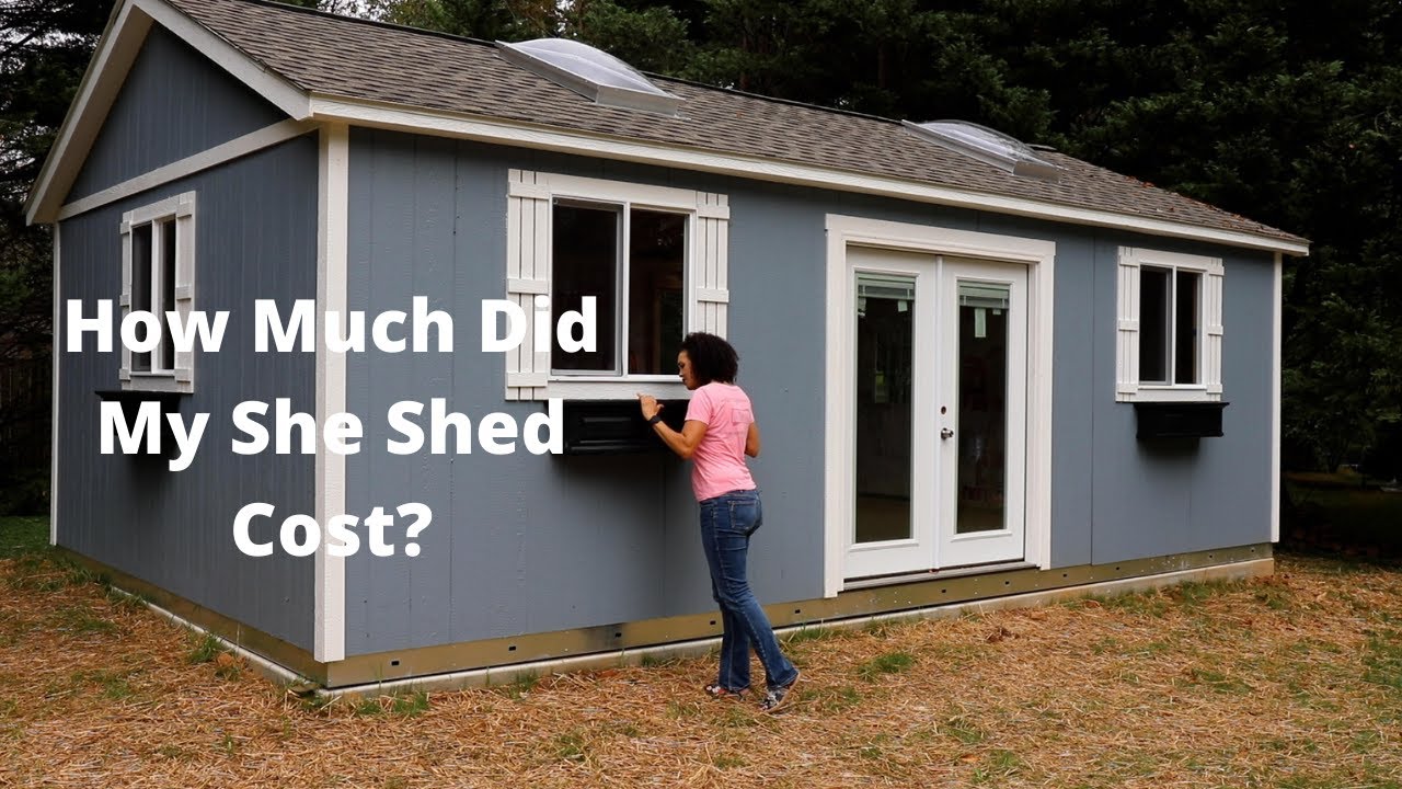 How Much Did My She Shed Cost? -  PART 3 - Thrift Diving