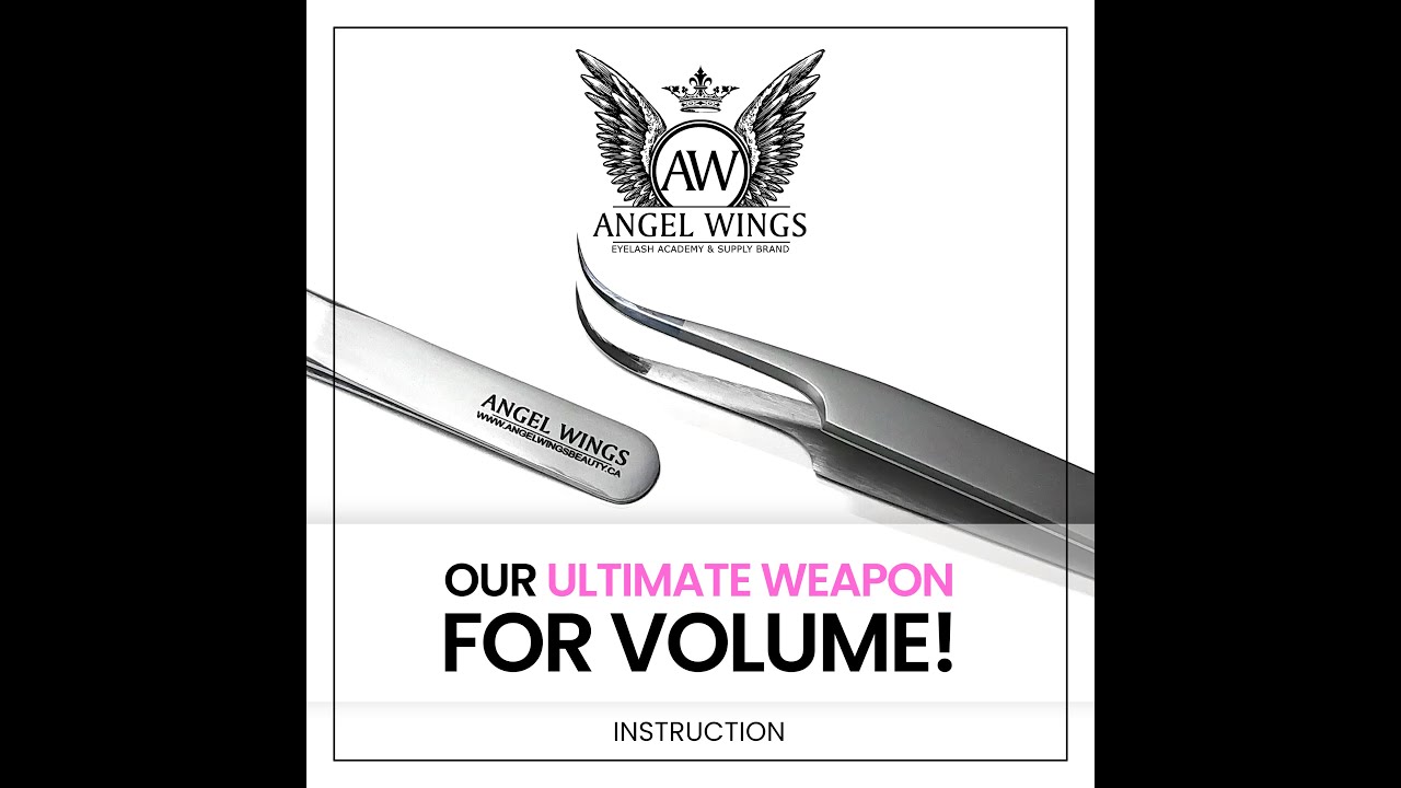 #30 Angel Wings Mega Volume tweezers instruction