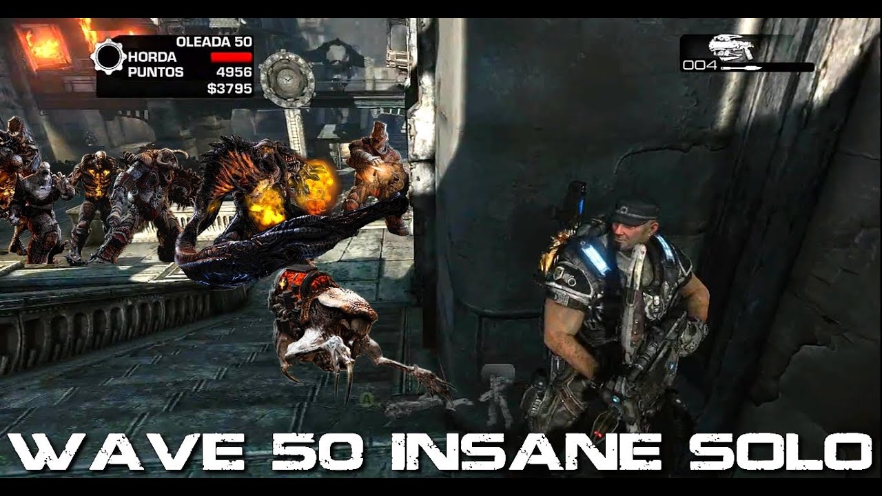 Gow3 - Wave 50 Insane Solo / Oleada 50 Locura Solo (No mutators/Sin mutadores)