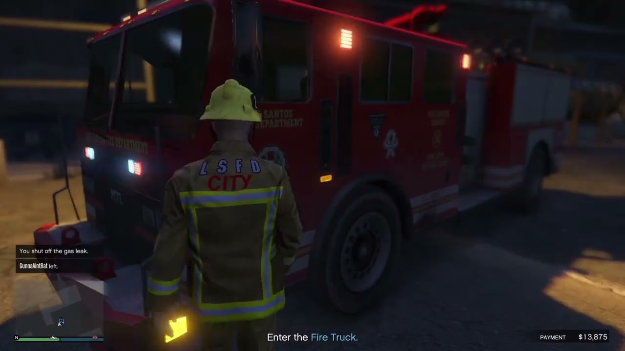 GTA V- Odd Jobs - Firefighter 